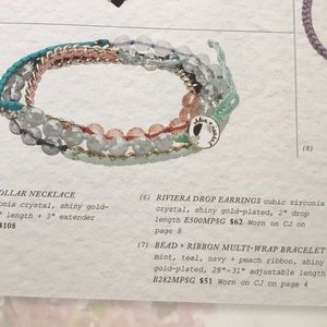 Chloe + Isabel Jewelry - 💌 Bead + Ribbon Wrap Bracelet Chloe + Isabel Jewelry - 💌 Bead + Ribbon Wrap Bracelet